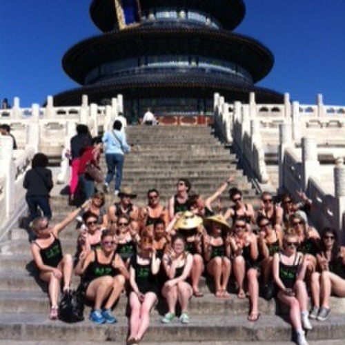 GROUP OUTSIDE TEMPLE OF HEAVEN