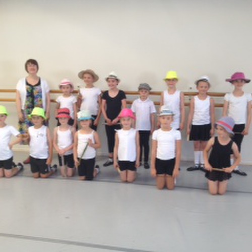 Junior dance class with tutor Mrs Seque