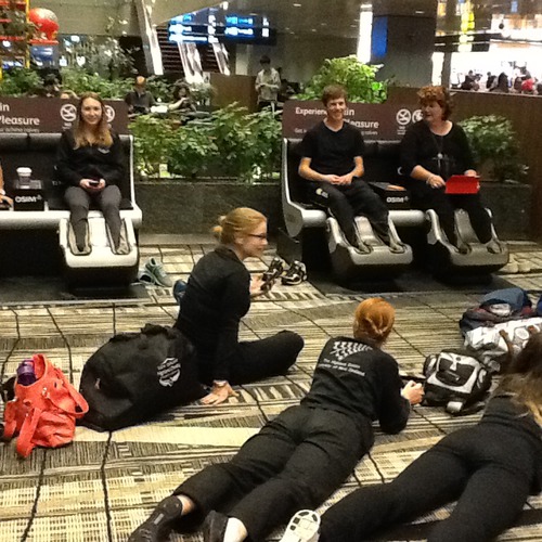 Massage at Singapore Airport