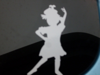 New Merchandise - Highland Dancer Window cling